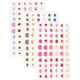 Thats Mine Negle Klistermærker - 180 stk - Rød