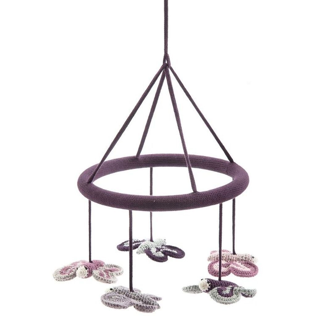 Smallstuff Uro - Sommerfugle - Lilla/Glimmer