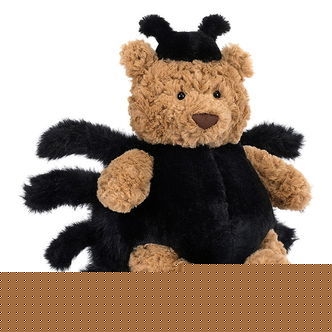 Jellycat Bamse - 26x17 cm - Bartholomew Bear Spider