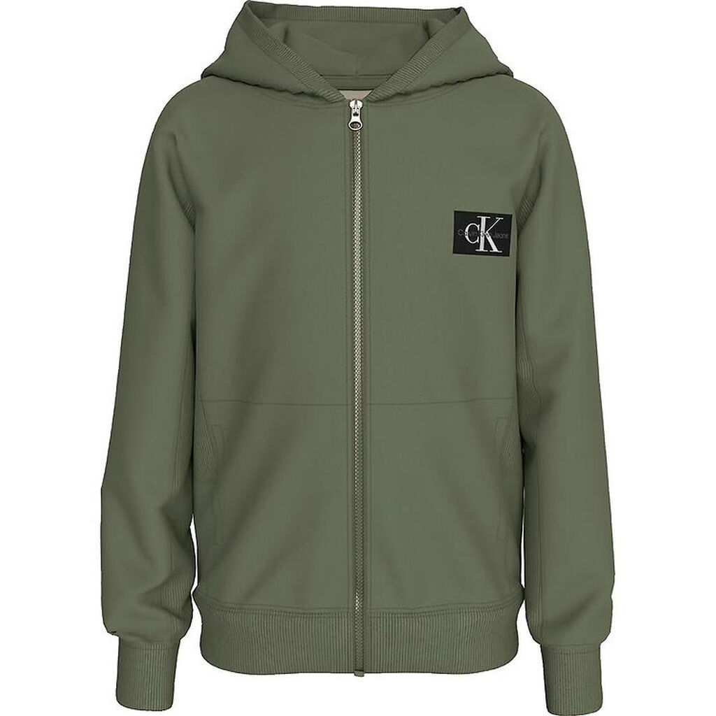 Calvin Klein Cardigan - Badge - Thyme Green