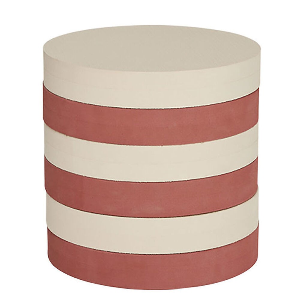 OYOY Skammel - Iro - 28x28 cm - Vanilla/Nutmeg