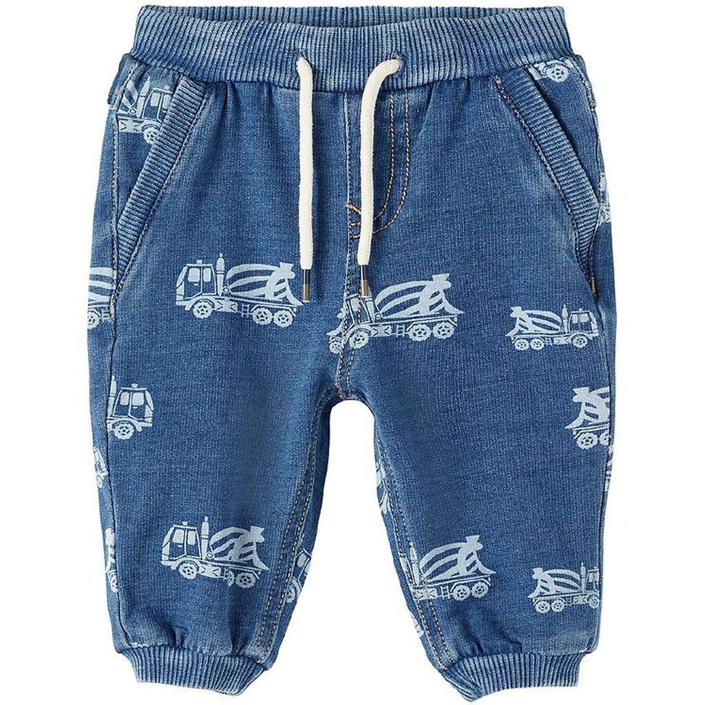 Name It Sweatpants - NbmBen - Medium Blue Denim