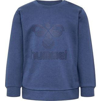 Hummel Sweatshirt - hmlFastwo Lime Sweatshirt - True Navy