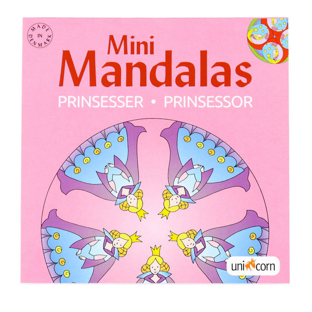 Mini Mandalas Malebog - Prinsesser