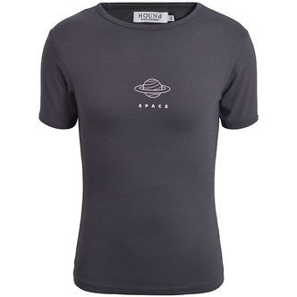 Hound T-shirt - Grå m. Rosa