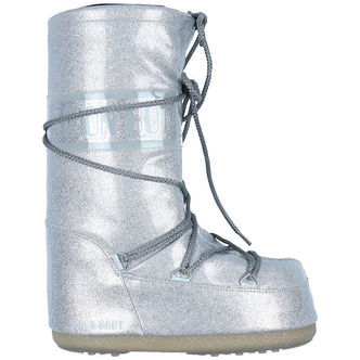 Moon Boot Vinterstøvler - Icon Glitter - Silver