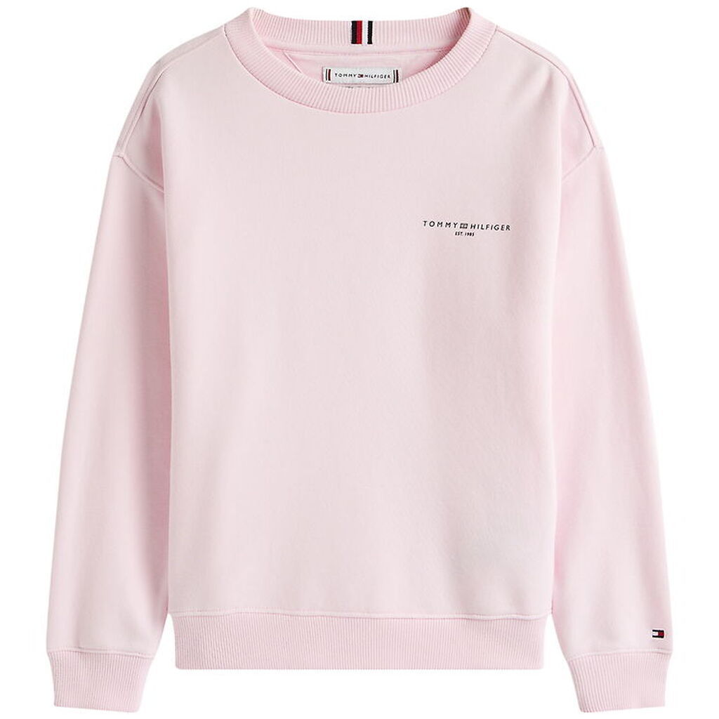 Tommy Hilfiger Sweatshirt - Mini Corp - Light Pink