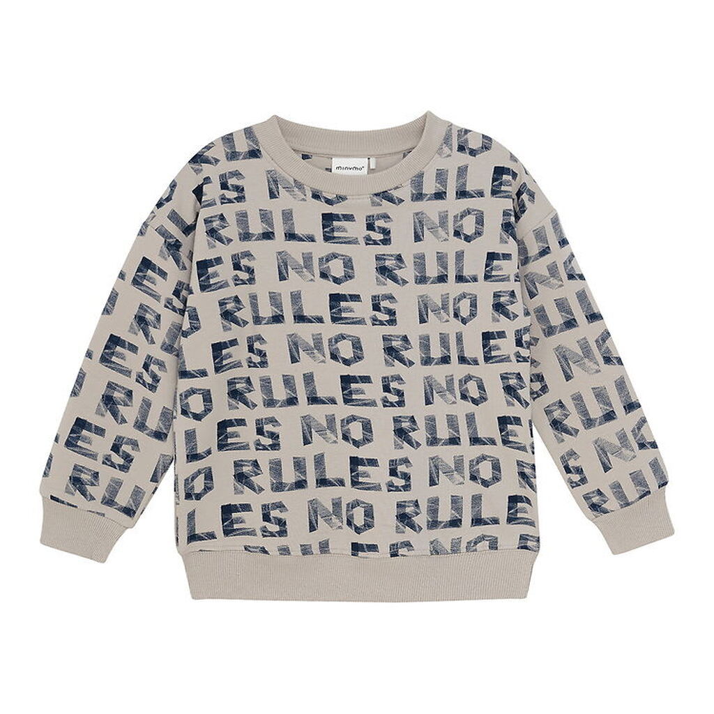 Minymo Sweatshirts - AOP - Oxford Tan