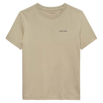 Calvin Klein T-shirt - Chest Inst. Logo - Ancient Marble Grey