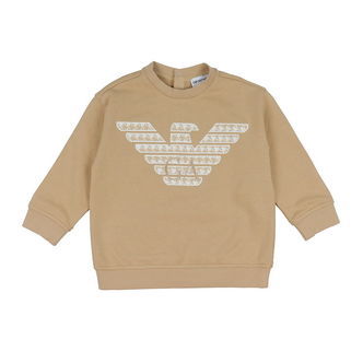 Emporio Armani Sweatshirt - Zenzero Chiaro m. Hvid