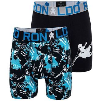 CR7 Boxershorts - 2-pak - Sort m. Print