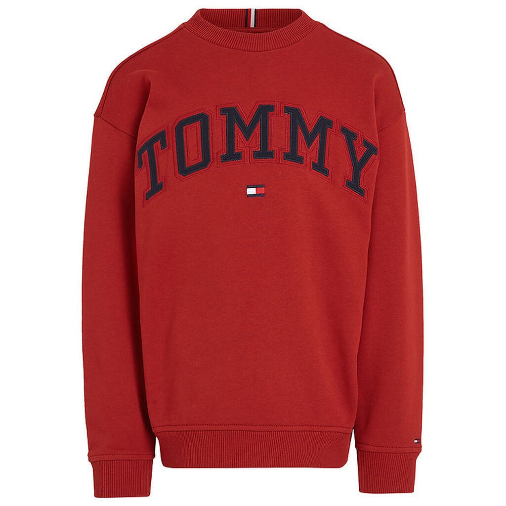 Tommy Hilfiger Sweatshirt - Varsity Embroidery - Dark Magma