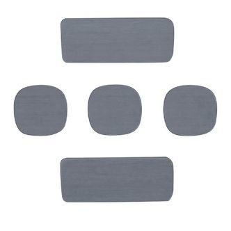 Sebra Træbogstaver - Tegn - Grå