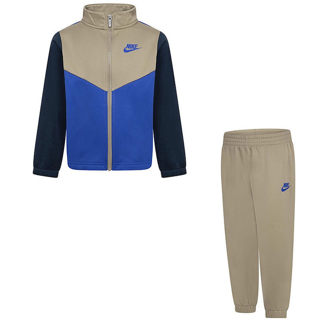 Nike Træningssæt - Khaki m. Blå/Navy