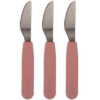 Filibabba Silikone Knive - 3-Pak - Rose