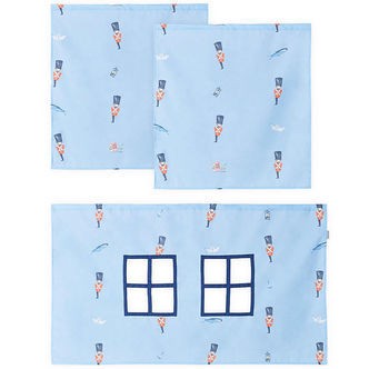 Hoppekids Forhæng Til Halvhøj Seng - 70x160 cm - Tin Soldier