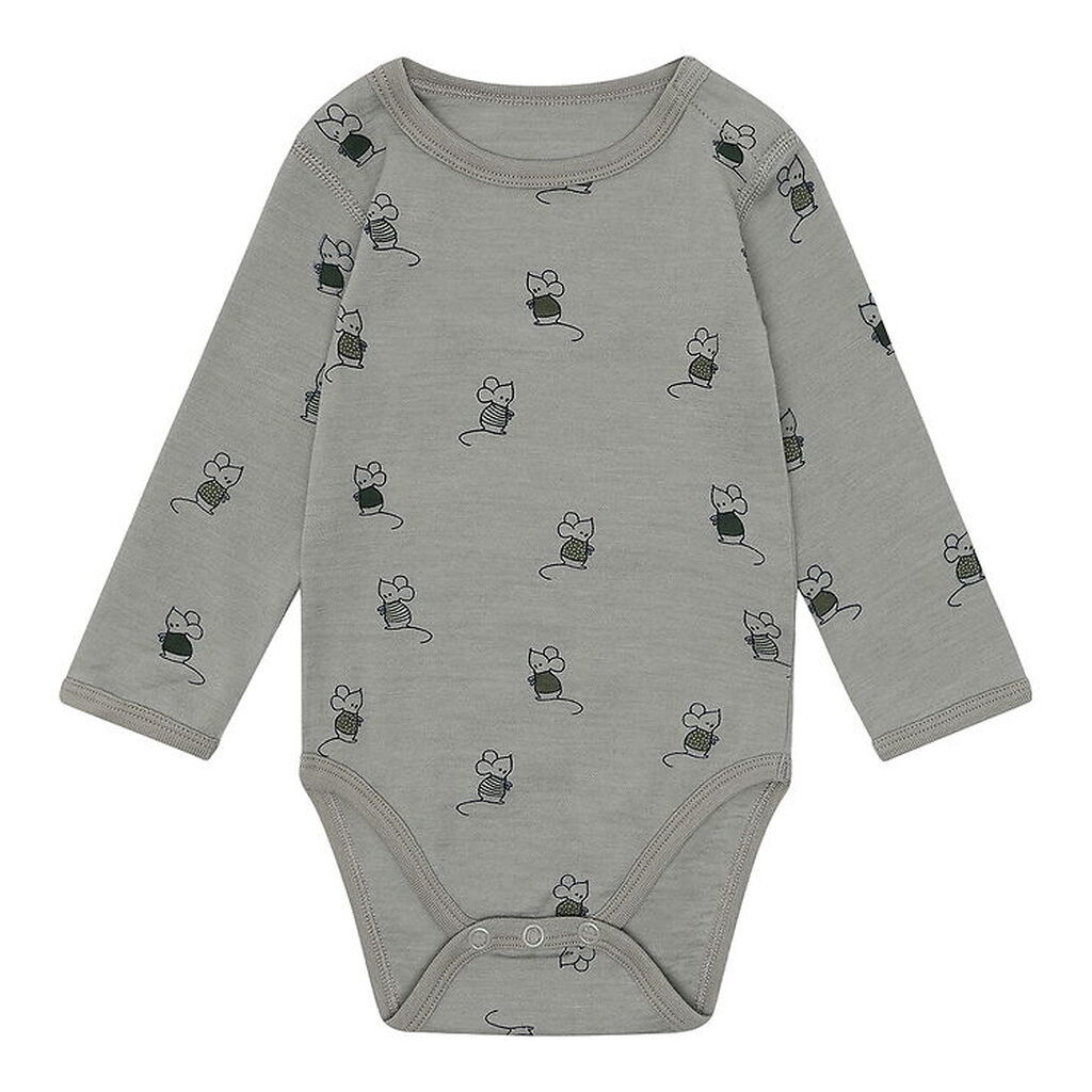 HUst and Claire Body l/æ - Uld - HCBo Mouse - Forest Fog