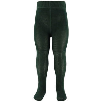 MarMar Strømpebukser - Cable - Dark Leaf