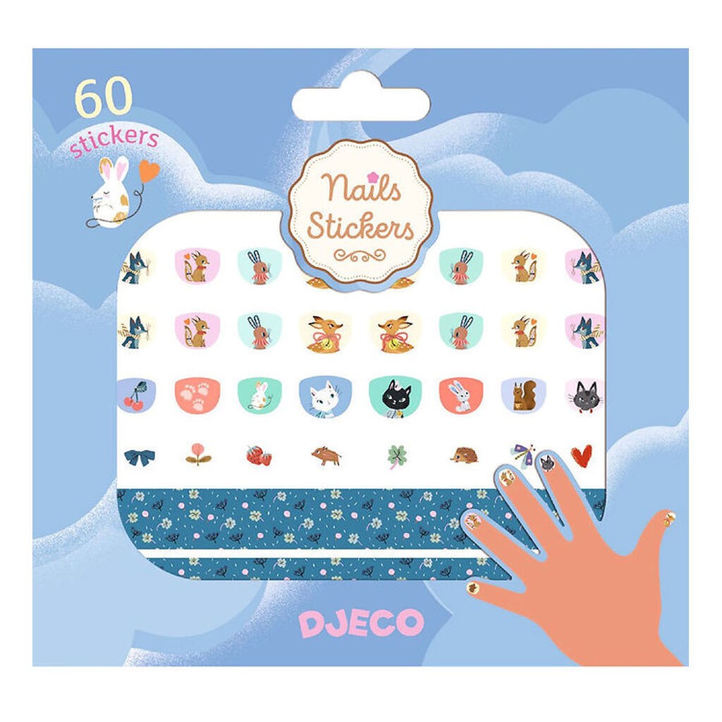 Djeco Negle Klistermærker - 120 stk - Cutie