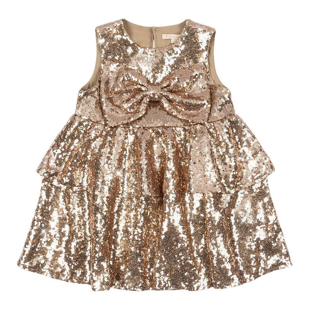 Konges Sløjd Kjole - Rosie - Smoke Gray m. Pailletter