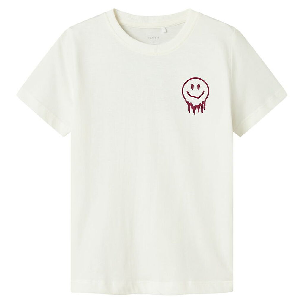 Name It T-shirt - NkmLibbo - Cloud Dancer/Better Days