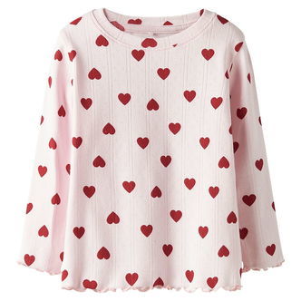 Name It Bluse - Hulmønster - NmfRusla - Mauve Morn m. Print