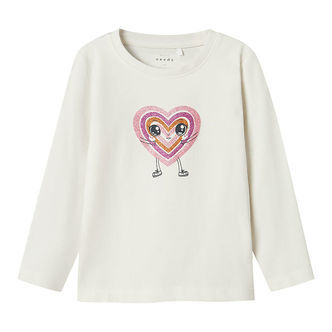 Name It Bluse - NmfVix - Jet Stream/Glitter Heart
