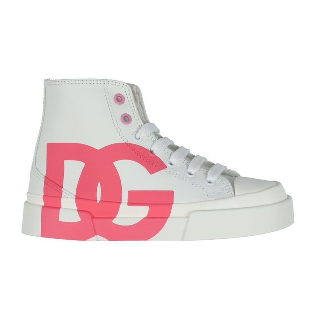 Dolce & Gabbana Støvler - Hvid/Pink