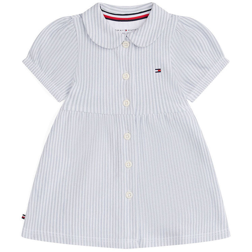 Tommy Hilfiger Kjole - Ithica - Breezy Blue/Stripes