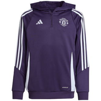 adidas Performance Hættetrøje - Manchester United - Aurplu/White