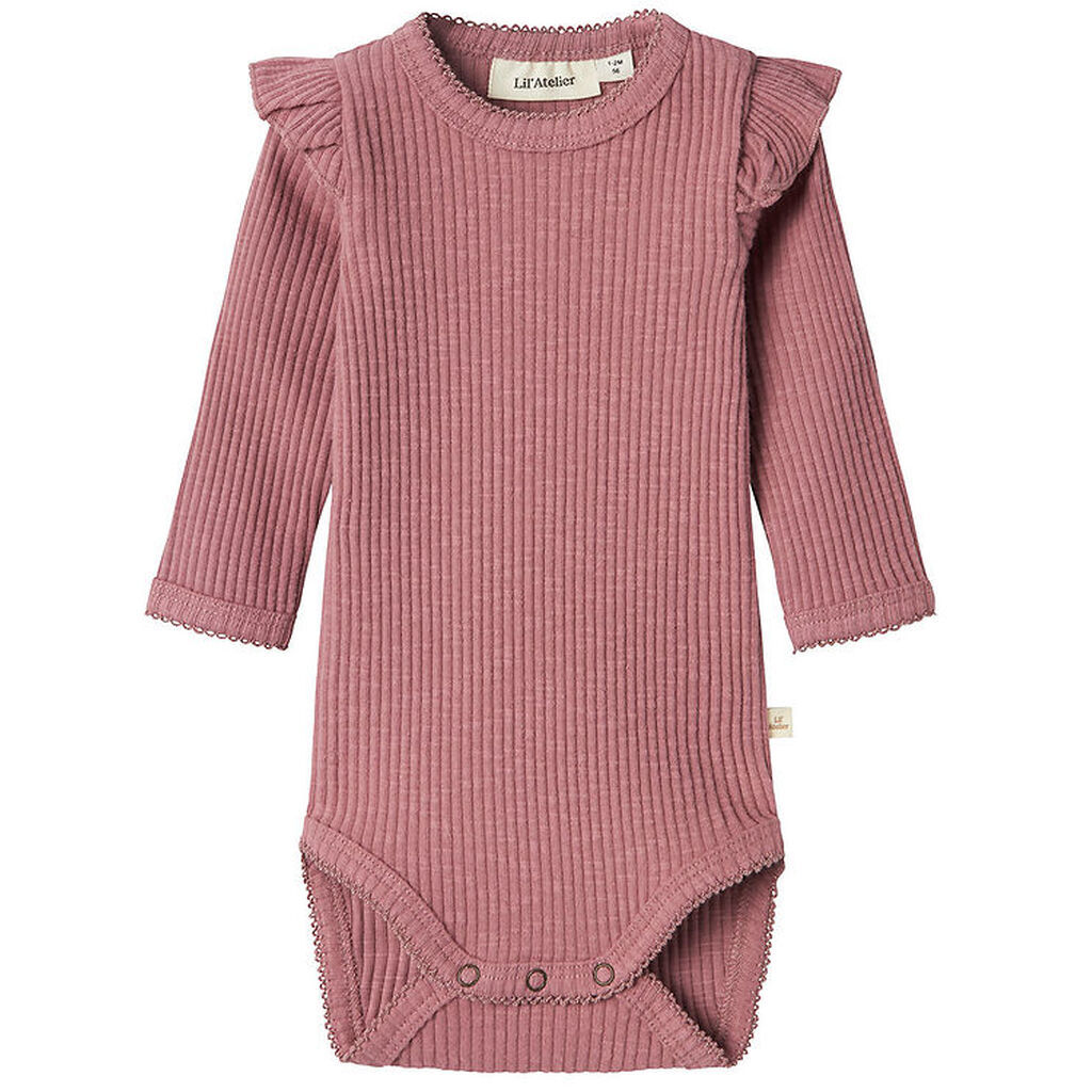 Lil' Atelier Body l/æ - Rib - NbfRaja - Nostalgia Rose