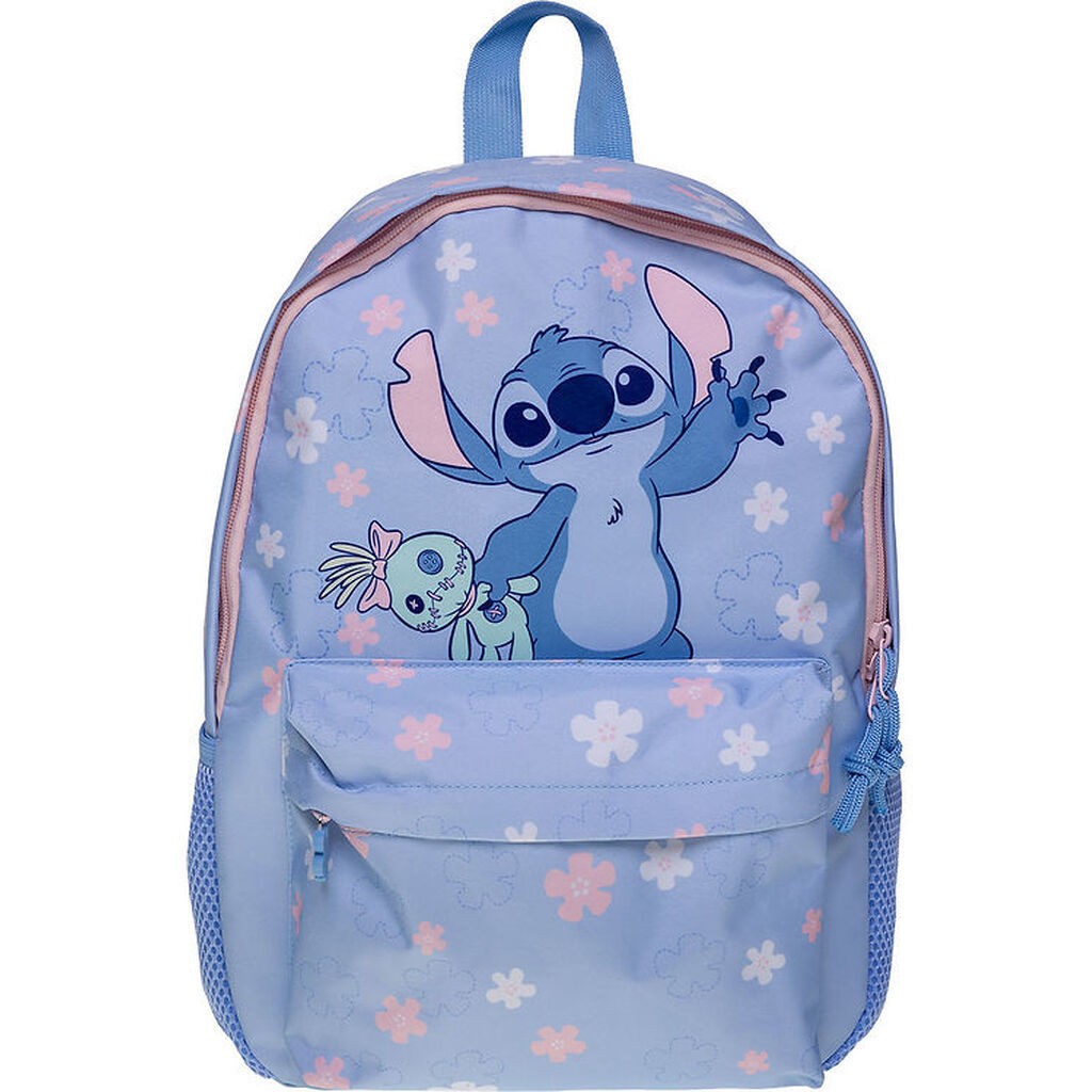 Disney Stitch Rygsæk - 38x28 cm - Lyseblå