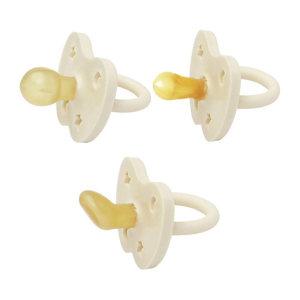 Hevea Sutter - 0-3 mdr - 3-pak - Naturgummi - Milky White