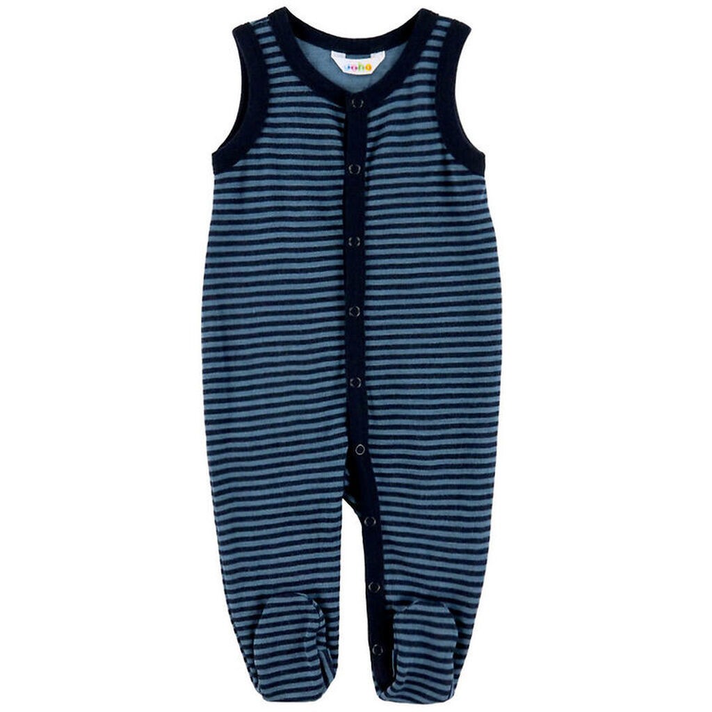 Joha Sparkedragt - Uld - Blå m. Striber