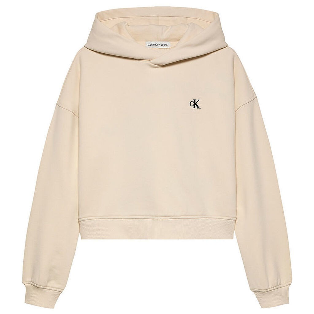 Calvin Klein Hættetrøje - Handwriting Logo - Turtledove