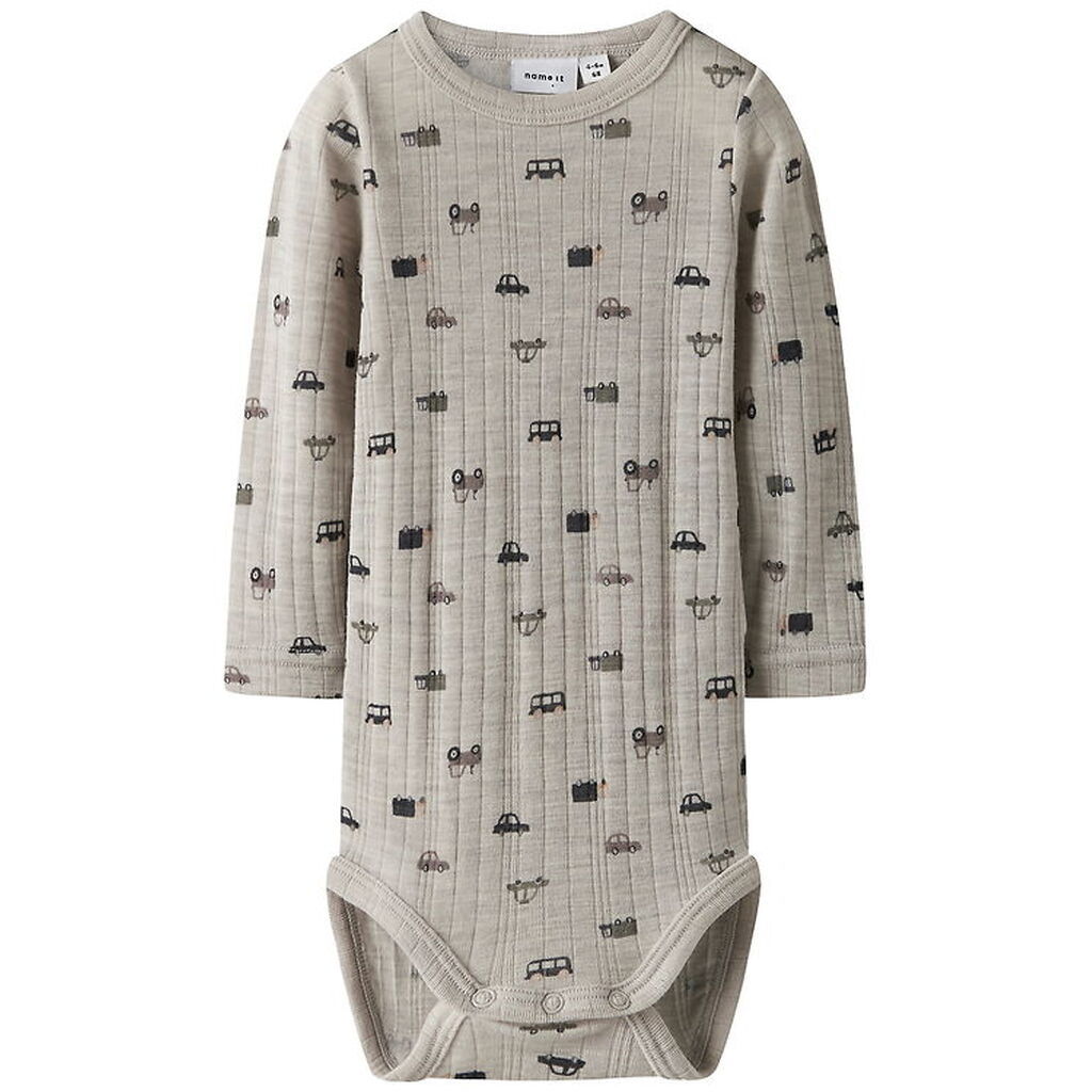 Name It Body l/æ - Uld - Rib - Noos - NbmWang - Nacreous Cloud/S