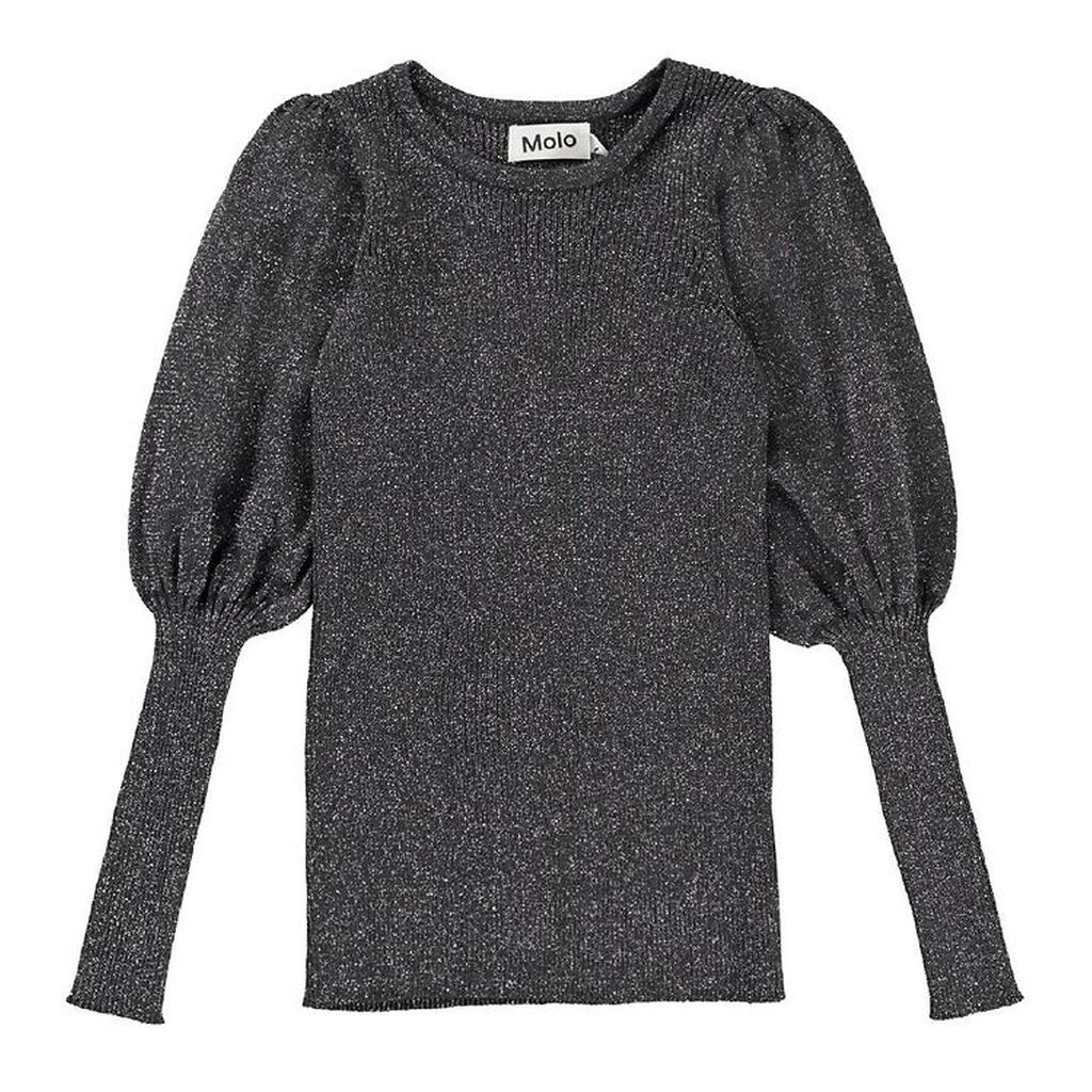 Molo Bluse - Strik - Glenda - Space Grey
