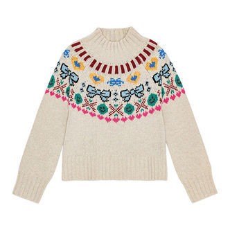 Molo Bluse - Strik - Uld/Akryl - Gimlassi - Pixel Bows