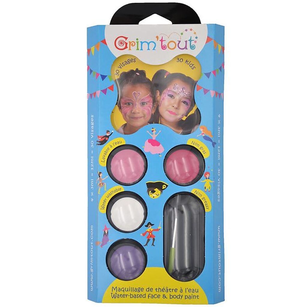 Grim Tout Ansigtsmaling - Sommerfugl & Fe