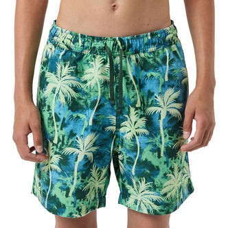 Björn Borg Badeshorts - Print - Grøn/Blå m. Palmer