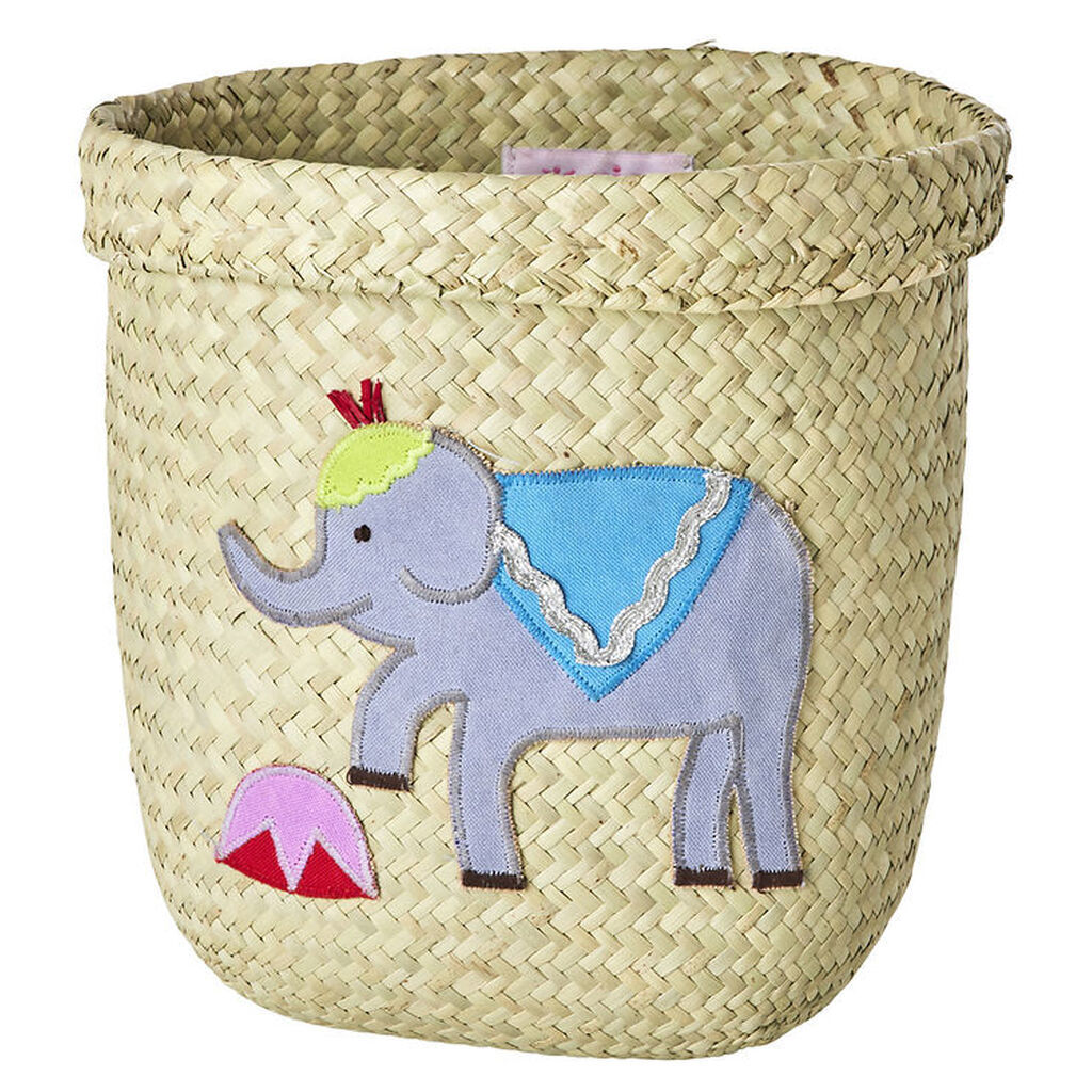 Rice Opbevaringskurv - Raffia/Søgræs - Circus - 20x20 cm - Natur
