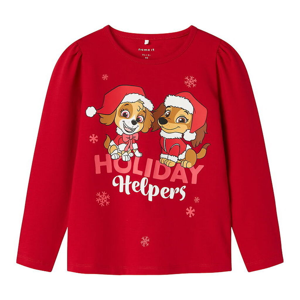 Name It Bluse - NmfSasa - Paw Patrol - Barbados Cherry