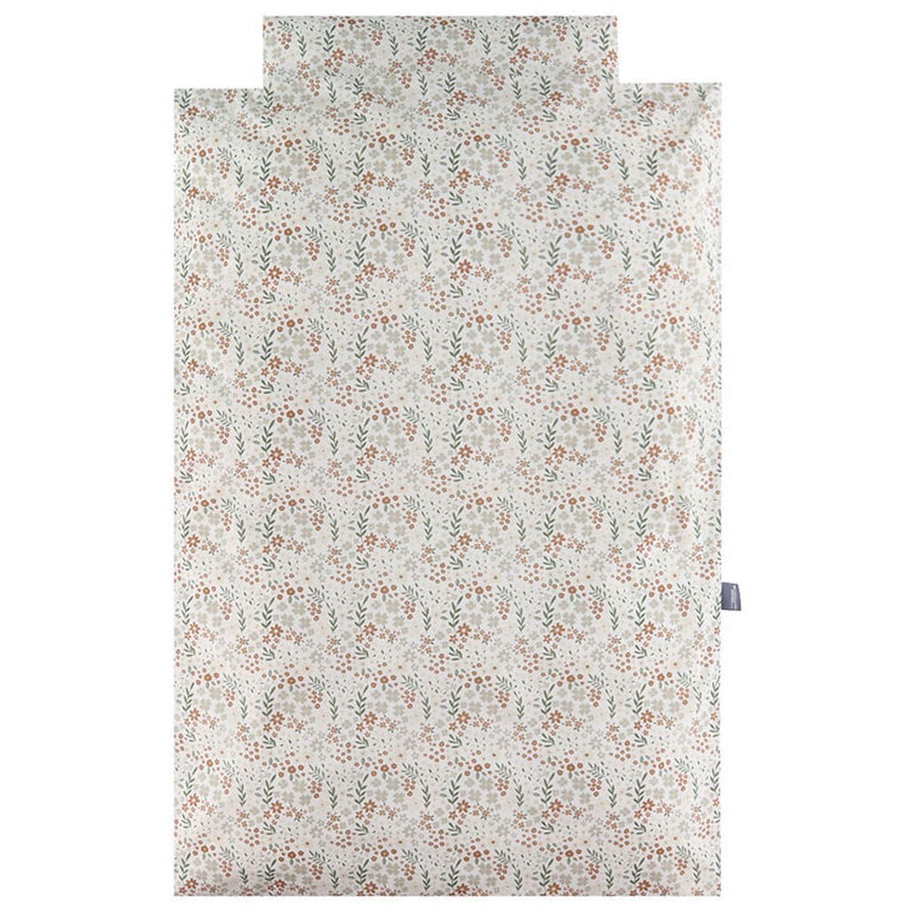 Nørgaard Madsens Sengetøj - Baby - Off White m. Beige og Brune B