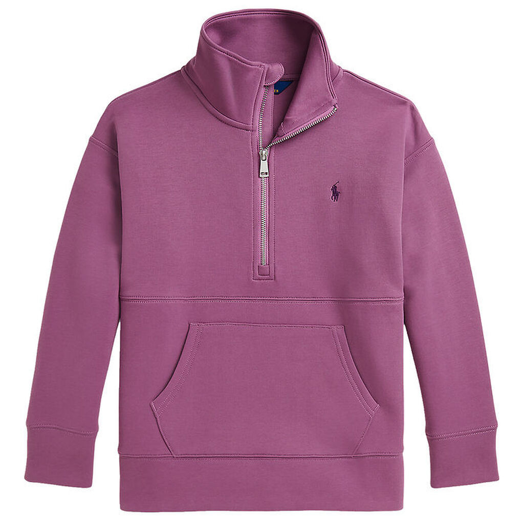 Polo Ralph Lauren Bluse m. Lynlås - Lilla