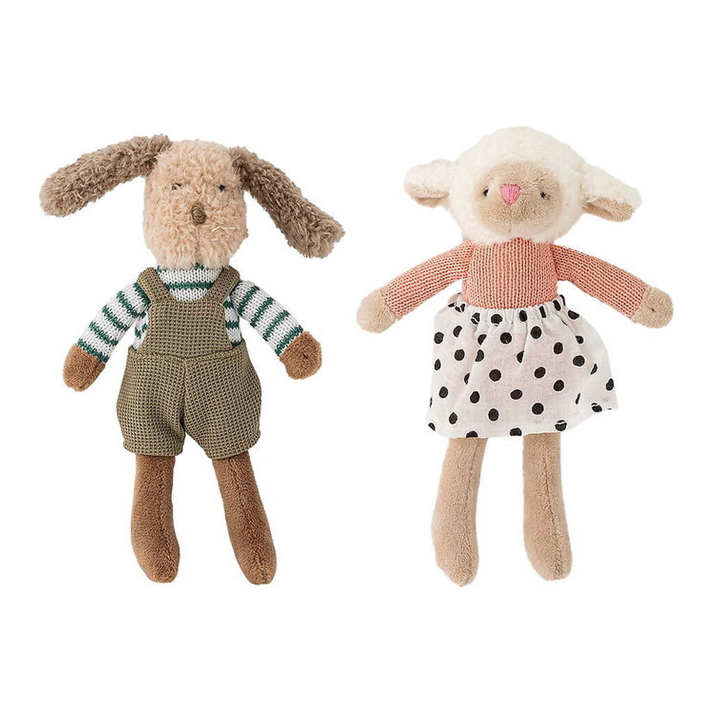 Bloomingville Bamser - Sol & Teo - 2-pak - Brun