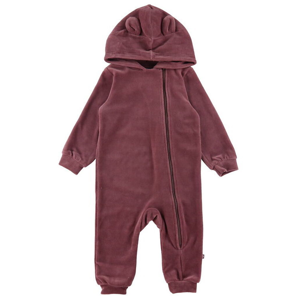 Smallstuff Heldragt - Velour - Dark Rose