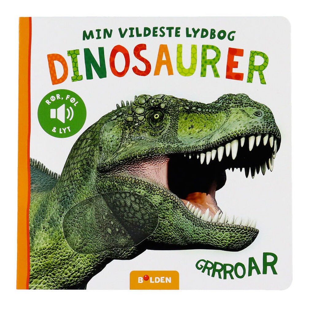 Forlaget Bolden Bog m. Lyd - Lydbog: Dinosaurer - Dansk