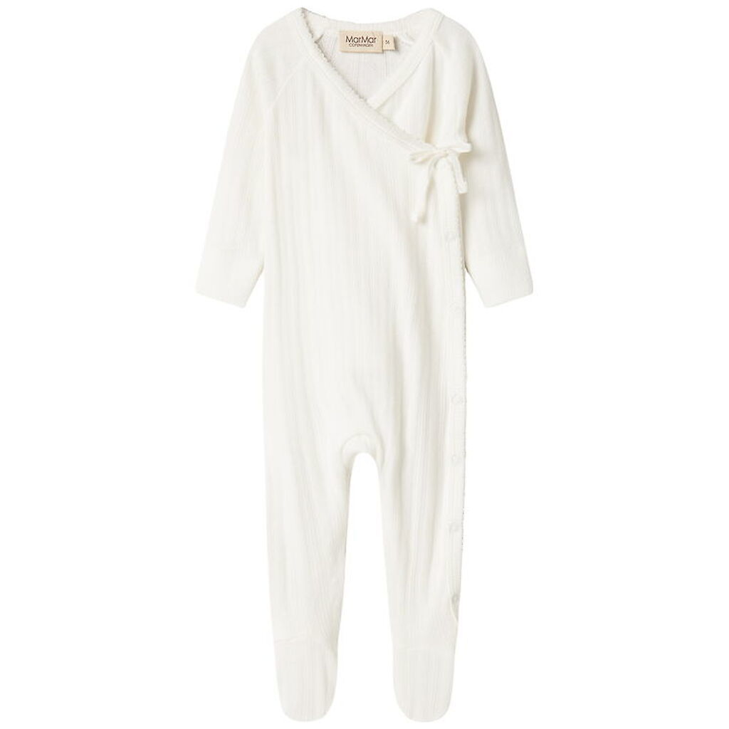 MarMar Heldragt m. Fødder - Rubetta - Rib - Gentle White