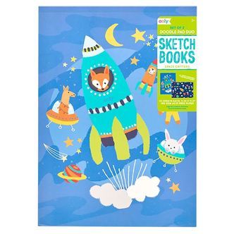 Ooly Skitsebog - Space Critters - 2-Pak