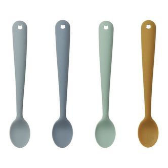 Liewood Skeer - Siv - 4-pak - Silikone - Blue Multi Mix